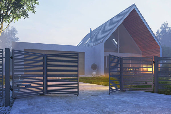Vouwpoorten huis van AW Hekken