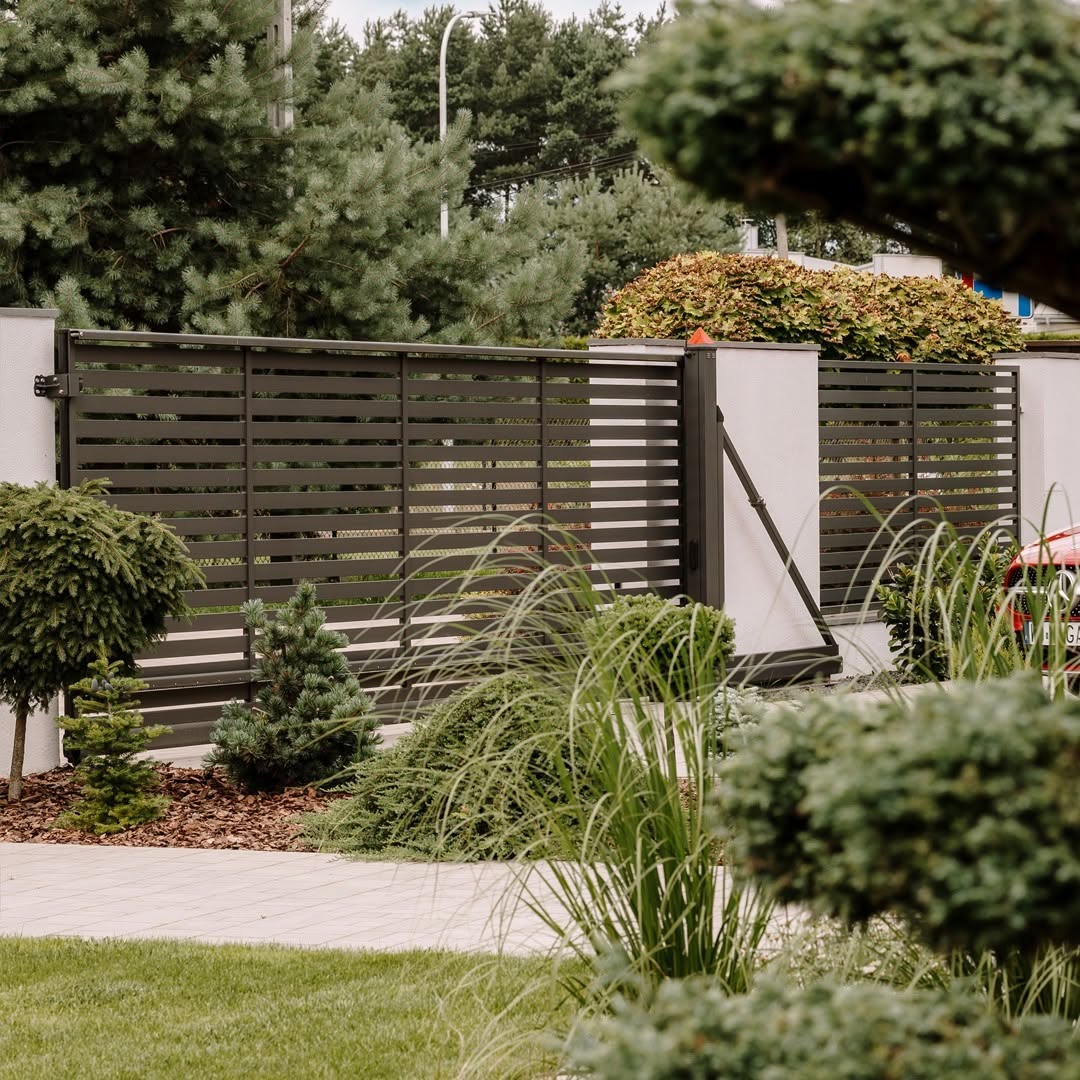 Horizontale Lamellen Schuifpoort - AW 10.104