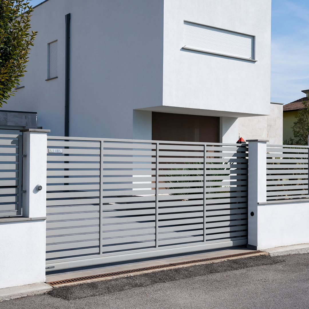 Horizontale Lamellen Schuifpoort - AW 10.104