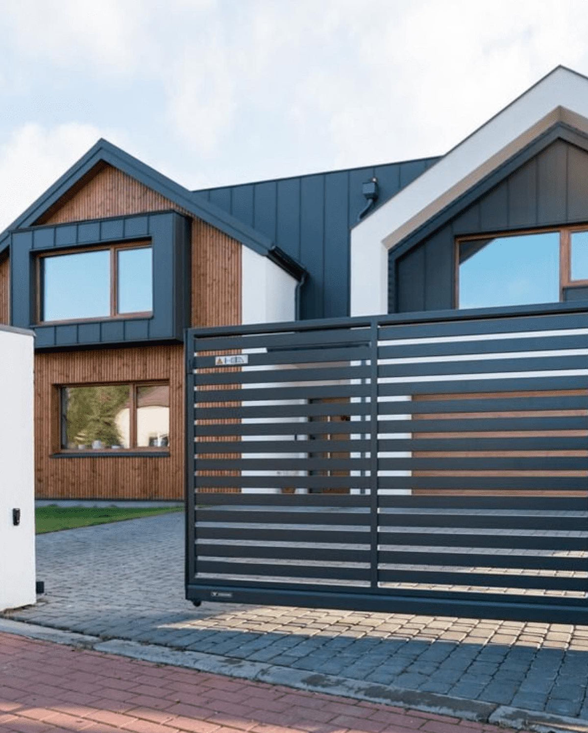 Horizontale Lamellen Schuifpoort - AW 10.104