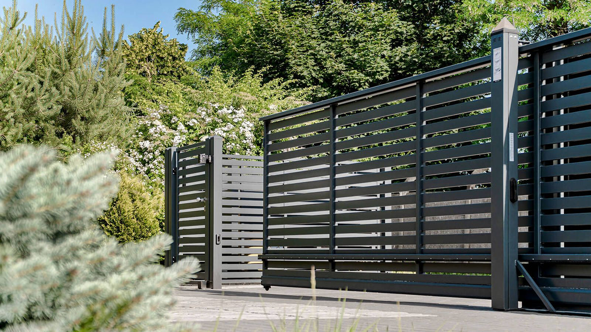 Horizontale Lamellen Schuifpoort - AW 10.104