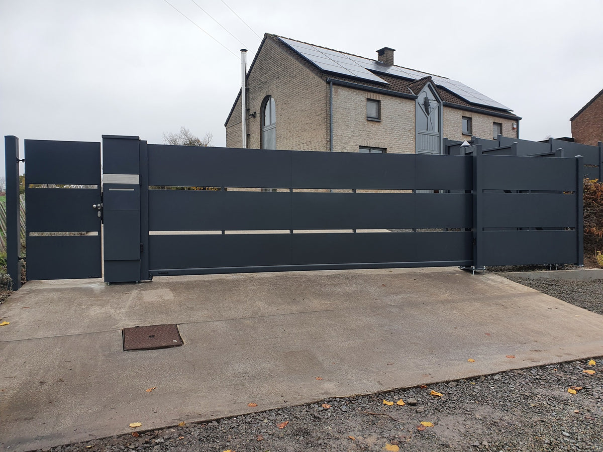 Luxe Schuifpoort staal  - AW 10.110