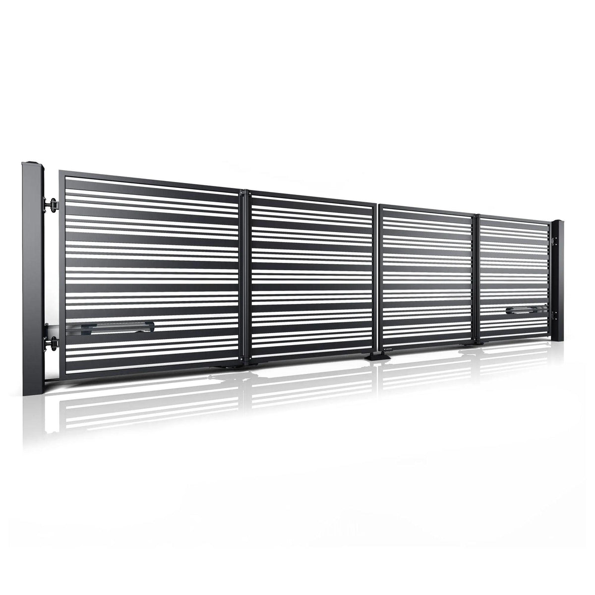 toegangspoort met opbouwmotoren
