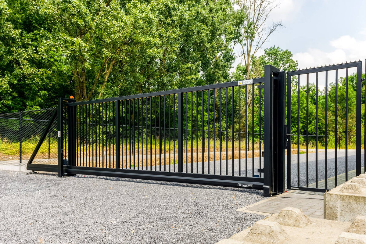 pi-95 Spijlen schuifpoort gecoat & verzinkt