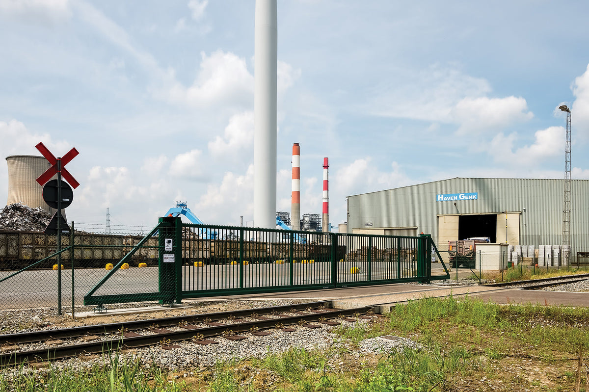 pi-95 Spijlen schuifpoort gecoat & verzinkt