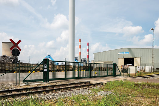 pi-95 Spijlen schuifpoort gecoat & verzinkt